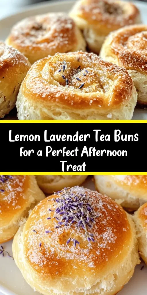 Treat yourself to a delightful twist on classic tea time with these Lemon Lavender Tea Buns! Bursting with bright lemon zest and fragrant culinary lavender, these soft, buttery buns are simple to make and perfect for any occasion. With just a few easy steps, you’ll have a batch of golden-brown delights that are perfect for sharing with friends or enjoying with your favorite cup of tea. Sprinkle with sugar for an extra sweet finishing touch!