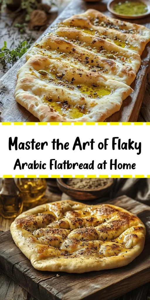 Create a Flaky Arabic Dough Masterpiece at home with this easy recipe! Combining all-purpose flour, olive oil, and spices like cardamom, this dough is perfect for wraps or as a side for your favorite dishes. With a bit of kneading and rising, you’ll achieve a deliciously soft texture that’s ready in less than two hours. Serve warm with dips such as hummus or baba ganoush for a delightful treat that everyone will love!