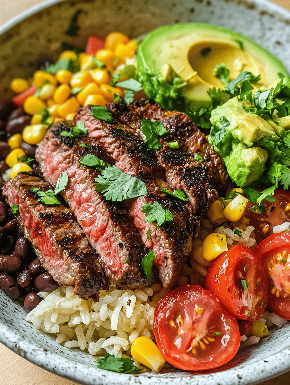 The Ultimate Steak Bowl Extravaganza is more than just a meal; it's an experience that tantalizes your taste buds with a perfect blend of flavors and textures. Imagine succulent strips of marinated sirloin steak, seared to perfection, sitting atop a bed of fluffy rice and vibrant vegetables. This colorful and satisfying dish combines not only the rich flavors of the grilled steak but also a medley of fresh produce that adds both nutrition and visual appeal. Ideal for weeknight dinners or meal prep, this recipe is designed to bring joy to your dining table and elevate your culinary game.