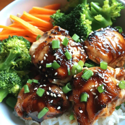 Asian-inspired dishes have become increasingly popular in kitchens around the world, with their vibrant flavors, diverse ingredients, and wholesome nature captivating taste buds everywhere. Among these culinary treasures, teriyaki chicken stands out as a beloved favorite. The Teriyaki Chicken Rice Bowl Delight encapsulates all the best elements of this dish, making it a perfect choice for a nutritious and satisfying weeknight dinner. This dish not only tantalizes your palate but also offers a well-rounded meal, combining protein, carbohydrates, and an abundance of colorful vegetables that the whole family will enjoy.