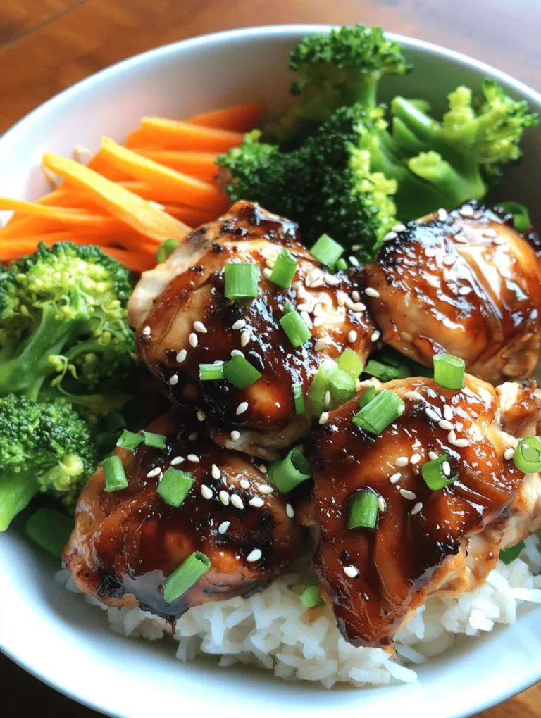 Asian-inspired dishes have become increasingly popular in kitchens around the world, with their vibrant flavors, diverse ingredients, and wholesome nature captivating taste buds everywhere. Among these culinary treasures, teriyaki chicken stands out as a beloved favorite. The Teriyaki Chicken Rice Bowl Delight encapsulates all the best elements of this dish, making it a perfect choice for a nutritious and satisfying weeknight dinner. This dish not only tantalizes your palate but also offers a well-rounded meal, combining protein, carbohydrates, and an abundance of colorful vegetables that the whole family will enjoy.