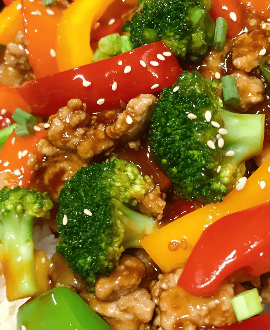 In the quest for quick, nutritious meals that the entire family can enjoy, the Ground Turkey Teriyaki Stir Fry stands out as a top contender. This dish not only delivers a delightful blend of sweet and savory flavors, but it also holds its own in terms of health benefits, making it an ideal choice for busy weeknights. The appeal of this stir fry lies in its simplicity; it comes together in a matter of minutes and is packed with wholesome ingredients, making it a convenient option for those looking to maintain a balanced diet without sacrificing flavor.