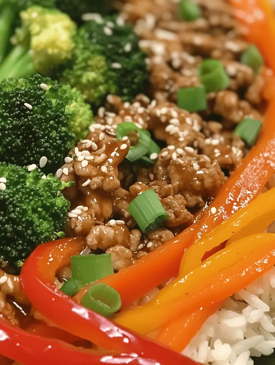 In the quest for quick, nutritious meals that the entire family can enjoy, the Ground Turkey Teriyaki Stir Fry stands out as a top contender. This dish not only delivers a delightful blend of sweet and savory flavors, but it also holds its own in terms of health benefits, making it an ideal choice for busy weeknights. The appeal of this stir fry lies in its simplicity; it comes together in a matter of minutes and is packed with wholesome ingredients, making it a convenient option for those looking to maintain a balanced diet without sacrificing flavor.