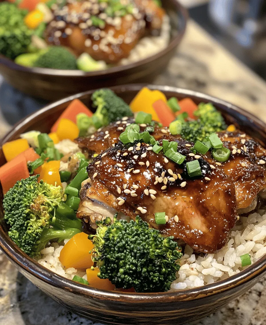 If you're on the lookout for a delightful and satisfying meal that brings together rich flavors and comforting textures, look no further than Sticky Chicken Rice Bowls. This dish perfectly marries tender chicken thighs with fluffy jasmine rice, topped off with a savory and sweet sticky sauce that will have your taste buds dancing with joy. The beauty of this recipe lies not only in its delectable taste but also in its simplicity and adaptability, making it ideal for busy families and individuals who crave a homemade meal without spending hours in the kitchen.