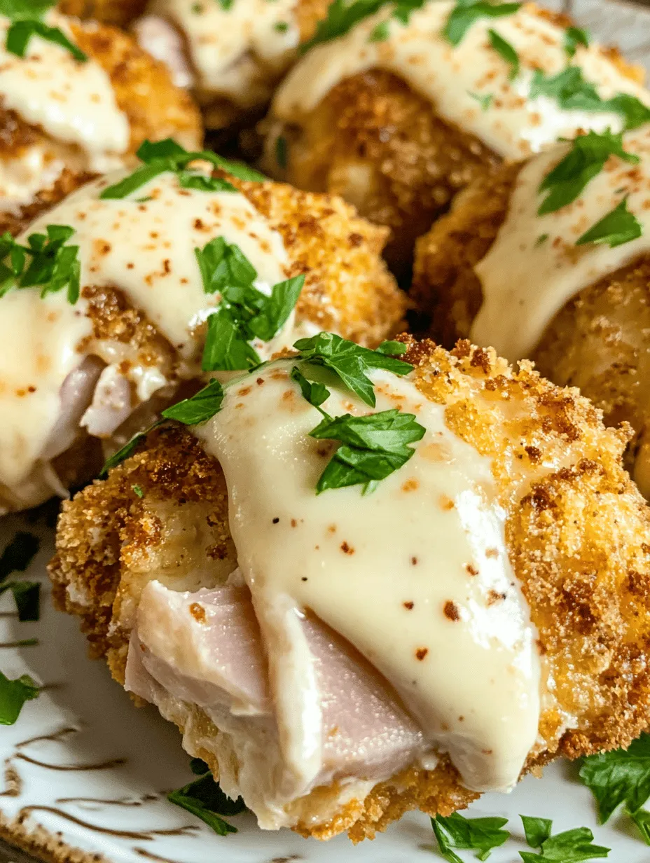 Chicken Cordon Bleu is an iconic dish that has captured the hearts and palates of food enthusiasts around the world. This classic recipe combines the best of both worlds: tender, juicy chicken enveloped around savory ham and rich Swiss cheese, all encased in a deliciously crispy breadcrumb coating. The perfect harmony of flavors and textures makes Chicken Cordon Bleu not just a meal but a culinary experience that many cherish for both everyday dinners and special occasions.