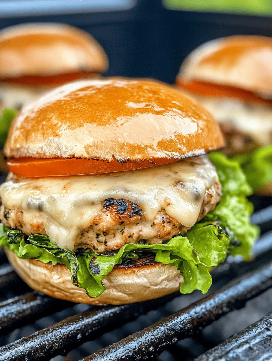 The White Cheddar and Spinach Chicken Burger is a delightful twist on the classic burger, offering a fresh and healthy alternative to traditional beef patties. Ground chicken serves as the base, providing a lean protein choice that resonates with health-conscious diners. The incorporation of spinach not only elevates the nutritional profile of the burger but also adds a burst of color and flavor that is hard to resist. And let’s not forget the rich, melting white cheddar cheese that brings an irresistible creaminess to each bite.