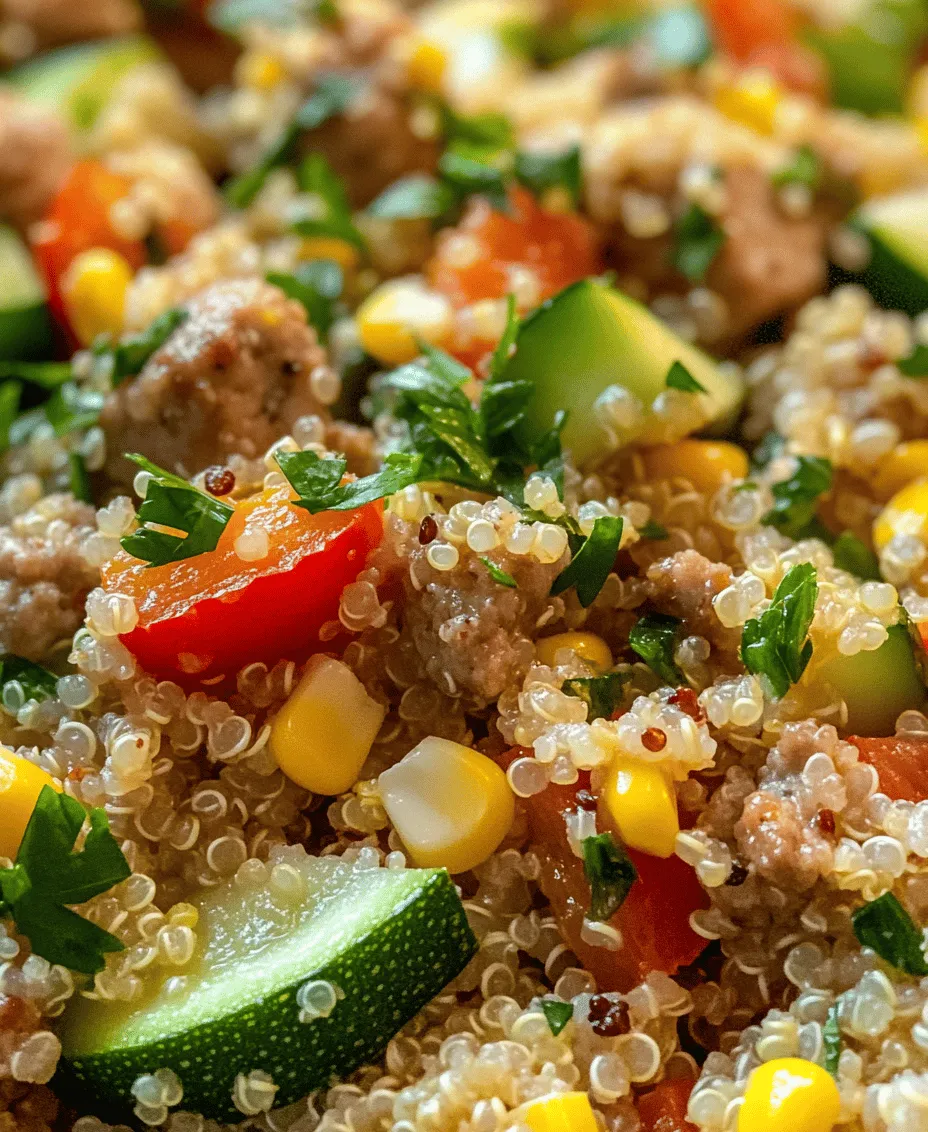 Are you in search of a dish that combines bold flavors, health benefits, and ease of preparation? Look no further than the Spicy Chicken Sausage & Quinoa Skillet. This one-pan wonder not only satisfies your taste buds but also nourishes your body, making it the perfect choice for busy weeknights or leisurely weekend meals.