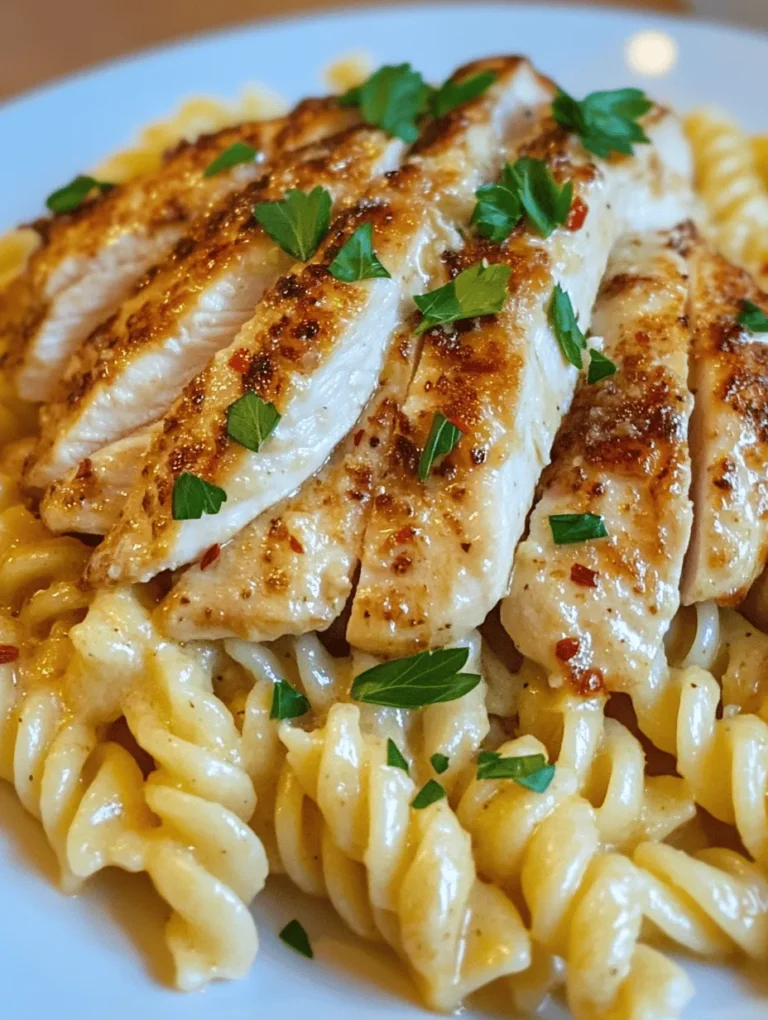 If you're looking for a dish that perfectly balances comfort and indulgence, then Creamy Garlic Butter Chicken and Rotini in Parmesan Sauce is your answer. This delightful recipe showcases the rich and savory flavors of garlic and butter while enveloping tender chicken and rotini pasta in a luscious, creamy sauce. The combination of these elements results in a meal that not only satisfies hunger but also warms the heart, making it an excellent choice for family dinners or special occasions.
