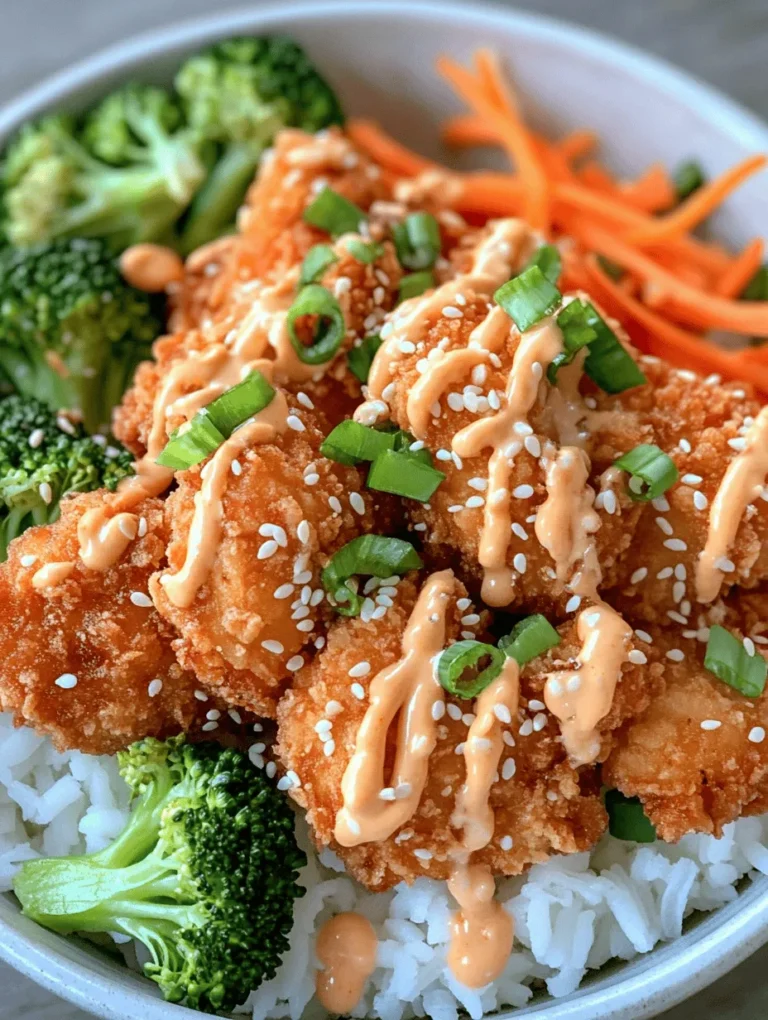 The Bang Bang Chicken Bowl has its roots in Asian culinary traditions, particularly drawing influences from Chinese and Thai cuisine. The dish is often characterized by its unique combination of textures and flavors, making it a favorite for those who appreciate a well-rounded meal. At the heart of the dish is the concept of balance, blending protein, grains, vegetables, and a standout sauce to create a fulfilling dining experience.
