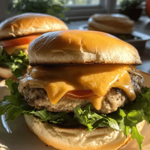In recent years, chicken burgers have surged in popularity, emerging as a healthier, leaner alternative to traditional beef burgers. With their lower fat content and high protein levels, chicken burgers offer a nutritious choice for those looking to enjoy a classic dish without the guilt. One standout recipe that embodies this trend is the Cheddar Ranch Chicken Burger. This delightful creation combines the juicy goodness of ground chicken with the robust flavors of sharp cheddar cheese and creamy ranch dressing, making it an irresistible option for home cooks and burger enthusiasts alike.