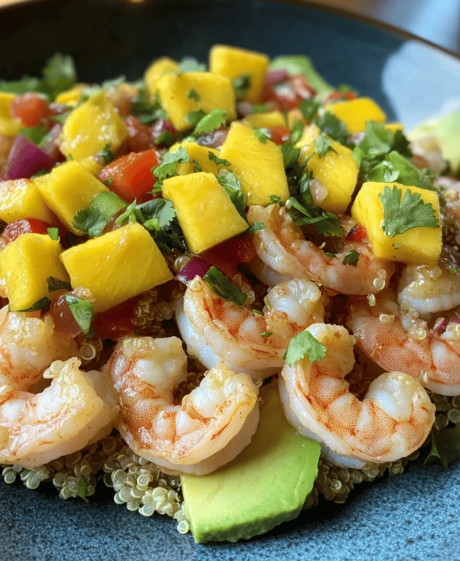 When it comes to vibrant, refreshing, and nutritious meals, few dishes can compete with Shrimp and Avocado Bowls topped with Mango Salsa and Lime-Chili Sauce. This recipe beautifully combines the succulent flavors of shrimp with the creamy goodness of avocados, all while adding a tropical twist through the sweet and tangy mango salsa. The dish not only looks stunning with its array of colors but also offers a delightful explosion of textures—from the tender shrimp to the crunchy vegetables and the smooth avocado.