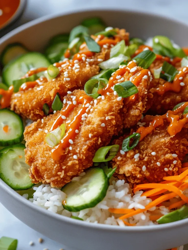 The Bang Bang Chicken Bowl is not just a meal; it’s an experience that tantalizes the taste buds. Each ingredient plays a vital role in creating a balanced dish that offers both texture and flavor. Let’s dive deeper into the components that make this bowl a standout.