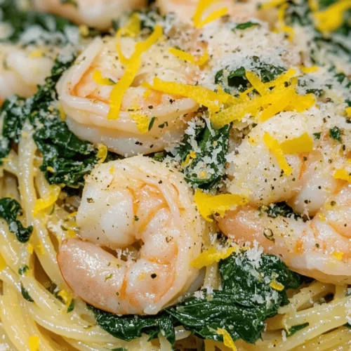Are you ready to elevate your weeknight dinners with a dish that’s both quick to prepare and bursting with flavor? Zesty Lemon Garlic Shrimp Pasta is a delightful marriage of succulent shrimp, al dente pasta, and a zesty lemon-garlic sauce that will tantalize your taste buds. This dish is not only a feast for the palate but also a visual delight, making it perfect for every occasion—from casual weeknight meals to elegant dinner parties.