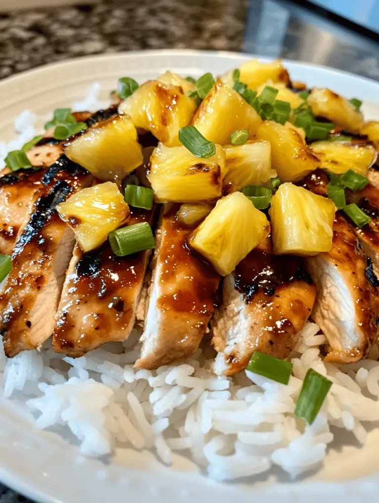 The Tropical Pineapple-Glazed Chicken recipe is a culinary delight that transports your taste buds to sun-soaked shores with every bite. This dish artfully combines the sweetness of ripe pineapple with savory chicken, creating a harmonious blend that is both refreshing and satisfying. As we incorporate fresh and tropical flavors into everyday cooking, this recipe stands out as a perfect choice for family dinners or special occasions. Its versatility allows it to shine on any table, making it a favorite among both novice cooks and seasoned chefs.