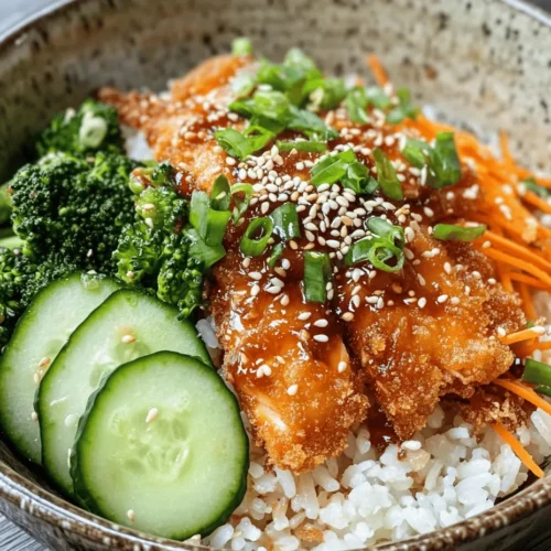 The Crispy Salmon and Rice Bowl is more than just a meal; it’s an experience that brings together a symphony of flavors and textures in a single dish. This culinary delight has gained popularity in many kitchens around the world, thanks to its balance of nutrition and taste, making it a go-to option for health-conscious food lovers and busy individuals alike. Imagine sinking your fork into a bowl filled with flaky, crispy salmon, fluffy jasmine rice, and a medley of colorful vegetables, all drizzled with a savory sauce that ties everything together. It’s a dish that is not only satisfying to eat but also visually stunning, making it perfect for both everyday dining and special occasions.