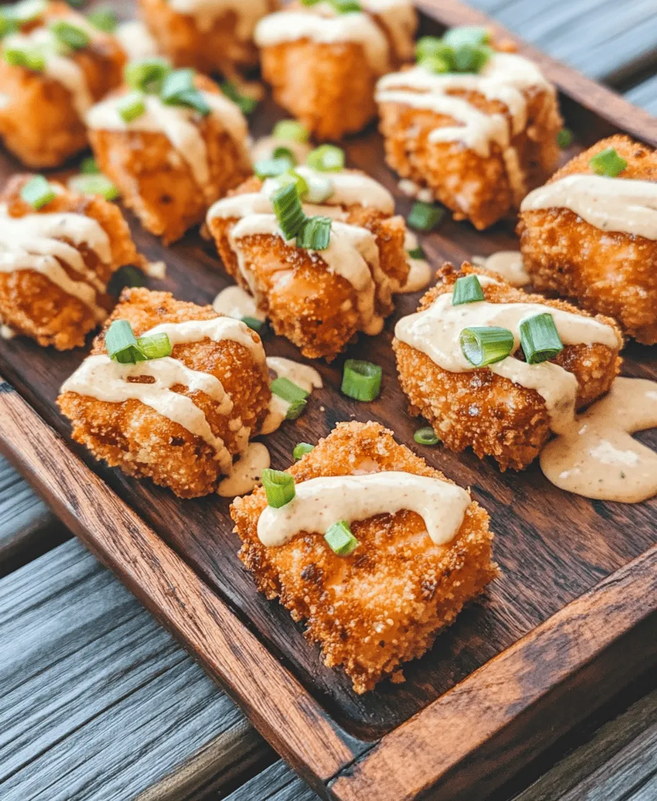 Are you looking for a dish that combines crunch, spice, and a delightful burst of flavor? Look no further than crispy Bang Bang salmon bites. This mouthwatering appetizer not only satisfies your cravings but also adds an elegant touch to any gathering, from casual family dinners to upscale parties. The beauty of these salmon bites lies in their perfect marriage of textures—crispy on the outside while remaining tender and juicy on the inside—a combination that is hard to resist.