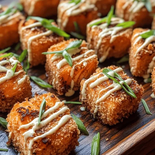 Are you looking for a dish that combines crunch, spice, and a delightful burst of flavor? Look no further than crispy Bang Bang salmon bites. This mouthwatering appetizer not only satisfies your cravings but also adds an elegant touch to any gathering, from casual family dinners to upscale parties. The beauty of these salmon bites lies in their perfect marriage of textures—crispy on the outside while remaining tender and juicy on the inside—a combination that is hard to resist.