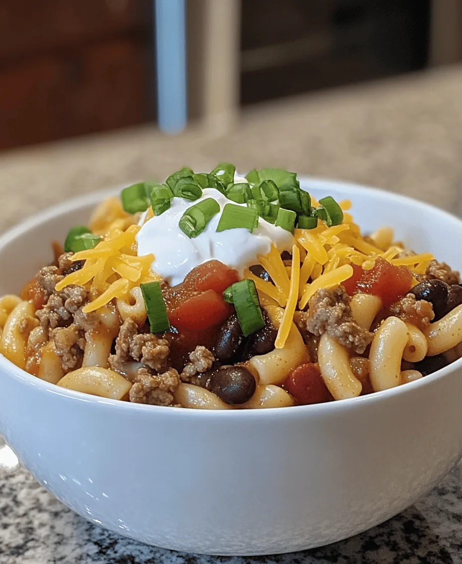 Chili Mac Delight is a delicious and satisfying dish that beautifully combines the rich, hearty flavors of chili with the comforting texture of macaroni. This crowd-pleaser has earned a special place in the hearts and homes of many, making it a go-to option for family gatherings and weeknight dinners alike. With its simple ingredients and straightforward cooking process, you can whip up this delightful meal in just 30 minutes, making it a perfect choice for busy individuals and families looking for a quick, filling meal.