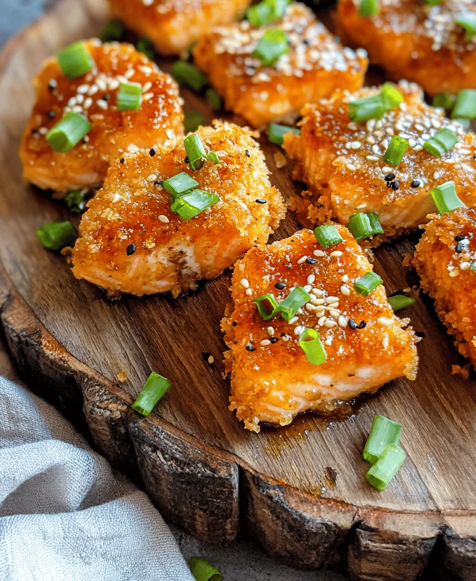 When it comes to making Crispy Honey Garlic Salmon Bites, the quality of the salmon is paramount. Fresh salmon not only offers a superior taste experience but also boasts numerous nutritional benefits. Rich in omega-3 fatty acids, salmon is known for its heart-healthy properties, making it an excellent choice for those looking to maintain a balanced diet. These healthy fats are also linked to improved brain function and reduced inflammation.