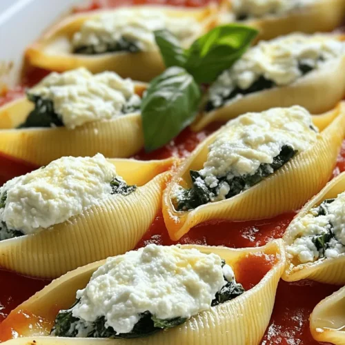Stuffed pasta shells are a beloved classic in the world of comfort food, embodying the warmth and richness that Italian cuisine is known for. These hearty, oversized pasta shells are perfect for filling with a variety of delicious ingredients, making them a versatile choice for any meal. Today, we’ll dive into a delightful rendition of this classic dish: Easy Spinach and Ricotta Stuffed Shells. This recipe not only promises a satisfying culinary experience but also incorporates healthy options that can appeal to a range of dietary preferences.
