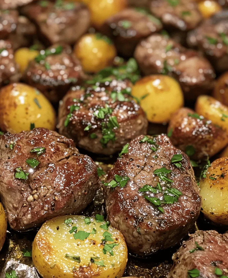 When it comes to a dish that perfectly marries savory flavors with delightful textures, Garlic Butter Steak Bites and Potatoes takes center stage. This recipe combines tender, juicy pieces of steak with golden, buttery potatoes, all elevated by the aromatic essence of garlic and fresh herbs. Whether you’re preparing for a casual weeknight dinner or hosting an elegant dinner party, this dish is not only simple to make but also promises to impress your guests and satisfy your family.