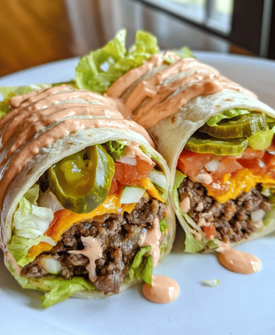 In recent years, the trend of making homemade versions of popular fast food dishes has gained immense popularity. Not only does this allow for healthier ingredient choices, but it also adds a personal touch to beloved classics. Among the most iconic fast food items is the Big Mac, a burger that has captured the hearts and appetites of many since its inception in the 1960s. However, what if you could enjoy the same delicious flavors in a more convenient and versatile format? Enter the Homemade Big Mac Wraps – a delightful twist on the classic that offers all the flavors you love, wrapped up and ready to go!