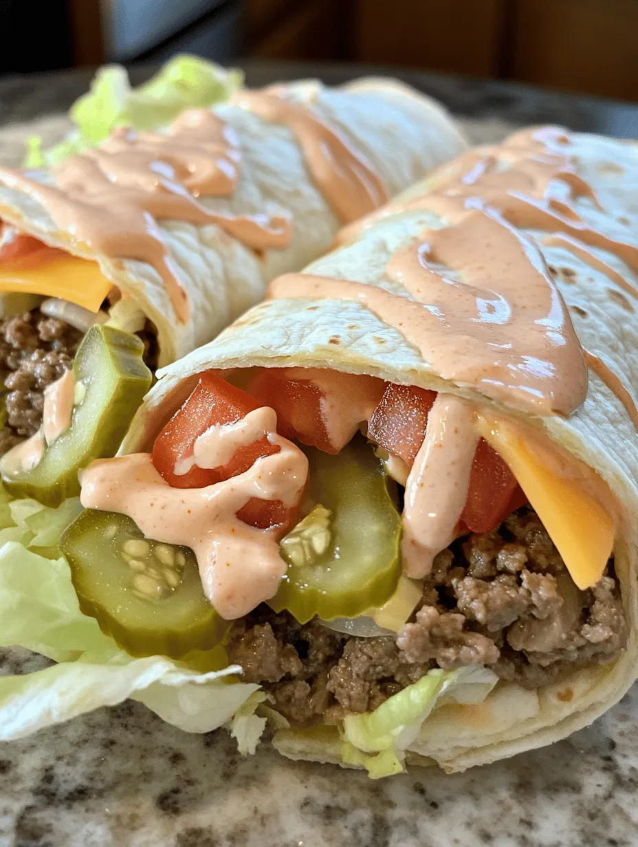 In recent years, the trend of making homemade versions of popular fast food dishes has gained immense popularity. Not only does this allow for healthier ingredient choices, but it also adds a personal touch to beloved classics. Among the most iconic fast food items is the Big Mac, a burger that has captured the hearts and appetites of many since its inception in the 1960s. However, what if you could enjoy the same delicious flavors in a more convenient and versatile format? Enter the Homemade Big Mac Wraps – a delightful twist on the classic that offers all the flavors you love, wrapped up and ready to go!
