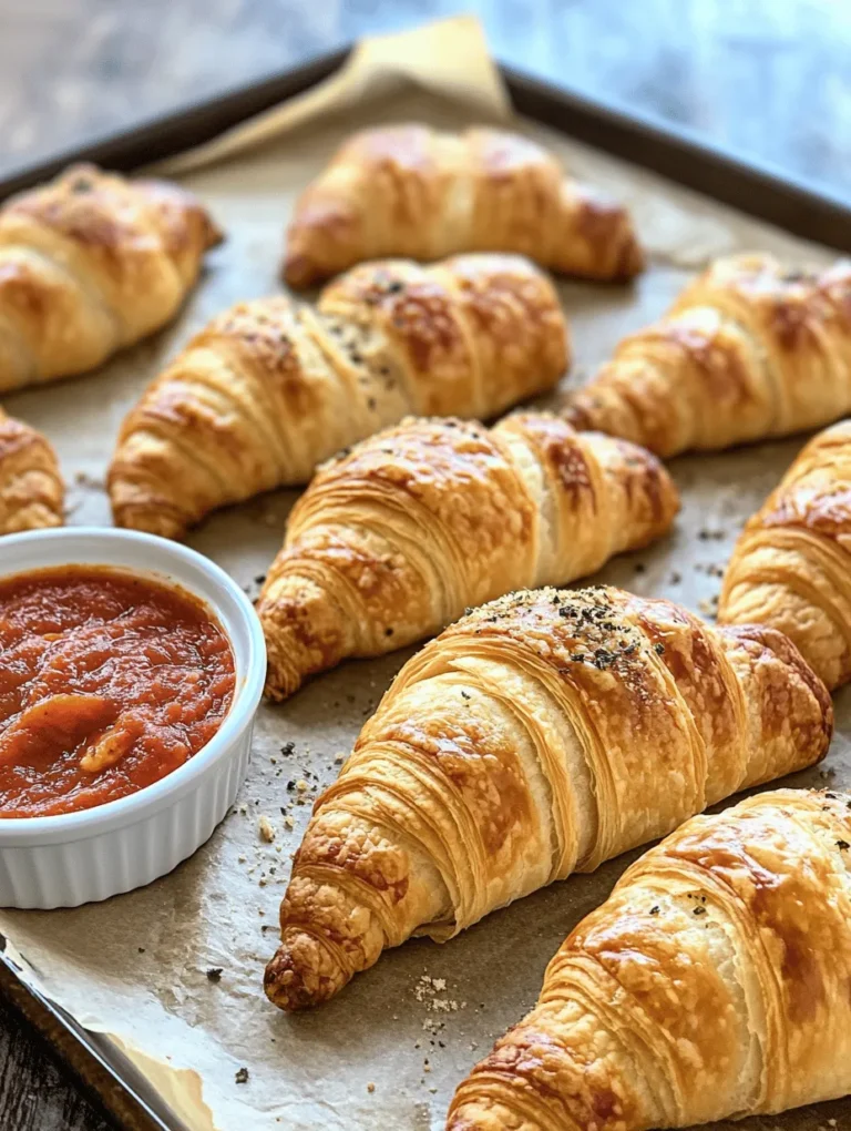 To create the perfect Mozzarella Pepperoni Croissant Rolls, it is essential to understand the role of each ingredient in the recipe. Each component contributes to the overall flavor and texture, ensuring a delightful culinary experience.