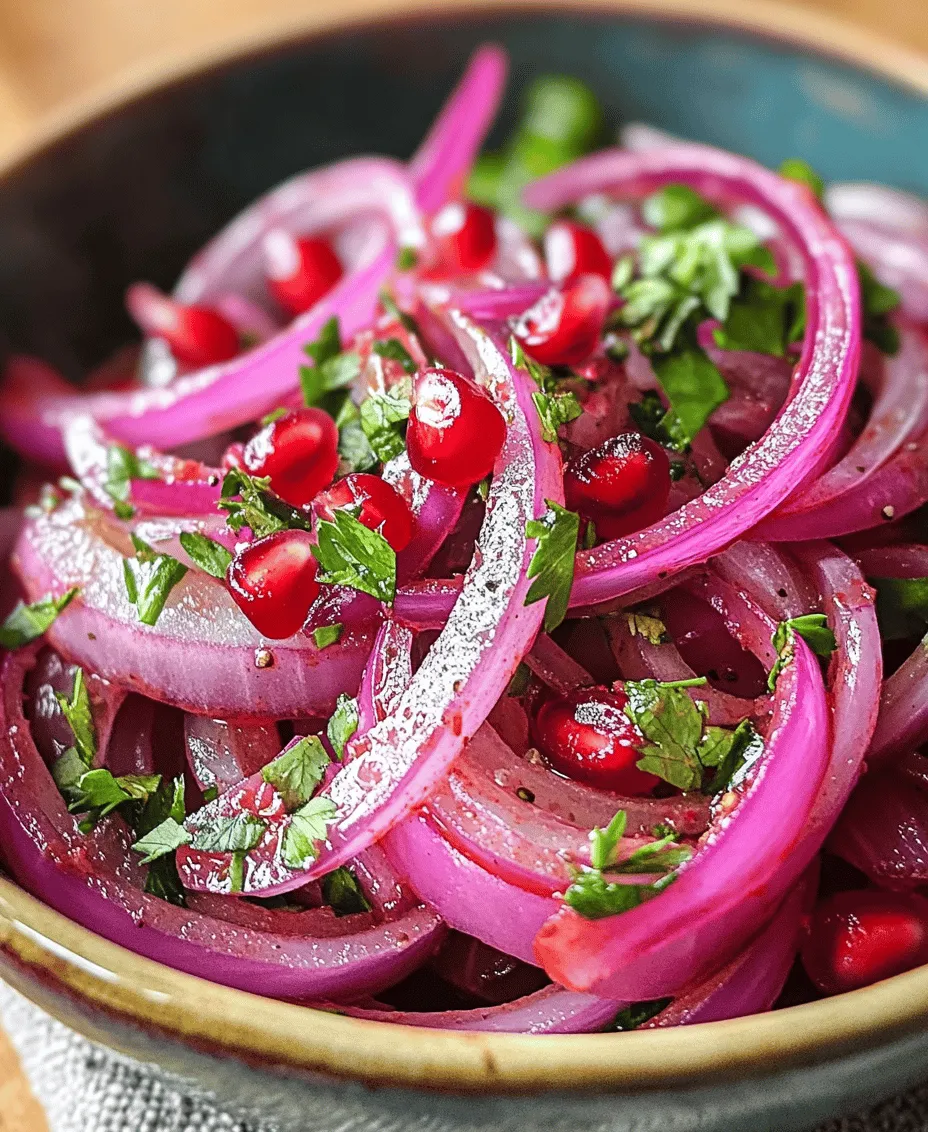 Zesty Sumac Onions are a vibrant, tangy dish that brings a burst of flavor to any meal. This simple yet delicious recipe features red onions marinated in a zesty dressing made from sumac, olive oil, and fresh lemon juice. The result is a dish that is not only visually appealing but also packed with nutrients and flavor. The use of fresh ingredients in culinary practices elevates the overall dining experience, making this dish a must-try for anyone looking to enhance their meals with unique flavors.