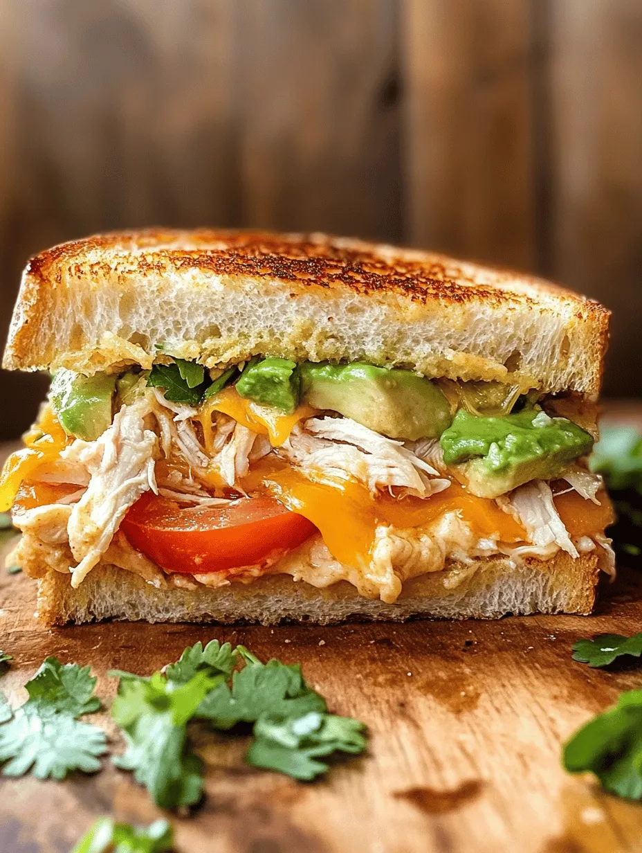 The Chicken Avocado Melt Sandwich is a culinary delight that brings together the savory flavors of tender chicken, creamy avocado, and melted cheese, making it a favorite for many food enthusiasts. This sandwich is not just a meal; it’s an experience that combines a range of textures and tastes, from the crispy bread to the rich, buttery avocado. Whether you’re looking for a satisfying lunch, a quick dinner option, or a delicious snack, this sandwich ticks all the boxes. Its appeal lies in its simplicity and versatility, allowing you to whip it up on a busy weekday or serve it at a cozy weekend gathering.