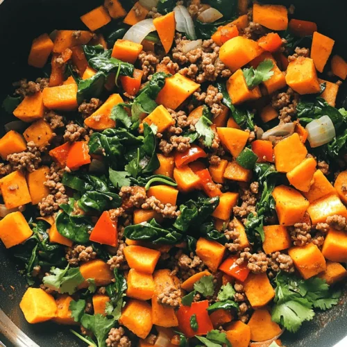 In today’s fast-paced world, the demand for healthy meals that can be prepared quickly and easily is on the rise. With the right ingredients, one can create delicious dishes that are not only nutritious but also satisfying. One such dish is the Ground Turkey Sweet Potato Skillet, a meal that beautifully balances flavor and health. This recipe is a perfect representation of how simple ingredients can come together to create a wholesome and hearty dinner that is suitable for any night of the week.