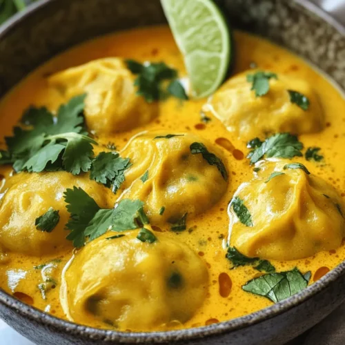 Delve into the rich and comforting world of Asian cuisine with this delightful recipe for Best Curry Dumpling Soup. This dish not only warms the soul but also fills the belly with its combination of savory dumplings and aromatic broth. Bursting with flavors, this soup is a true representation of the harmonious balance that defines much of Asian cooking. The dumplings, stuffed with a medley of fresh vegetables and spices, complement the fragrant curry-infused broth, creating a symphony of taste and texture that is hard to resist.