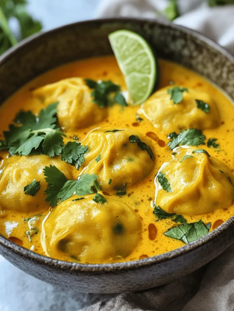 Delve into the rich and comforting world of Asian cuisine with this delightful recipe for Best Curry Dumpling Soup. This dish not only warms the soul but also fills the belly with its combination of savory dumplings and aromatic broth. Bursting with flavors, this soup is a true representation of the harmonious balance that defines much of Asian cooking. The dumplings, stuffed with a medley of fresh vegetables and spices, complement the fragrant curry-infused broth, creating a symphony of taste and texture that is hard to resist.