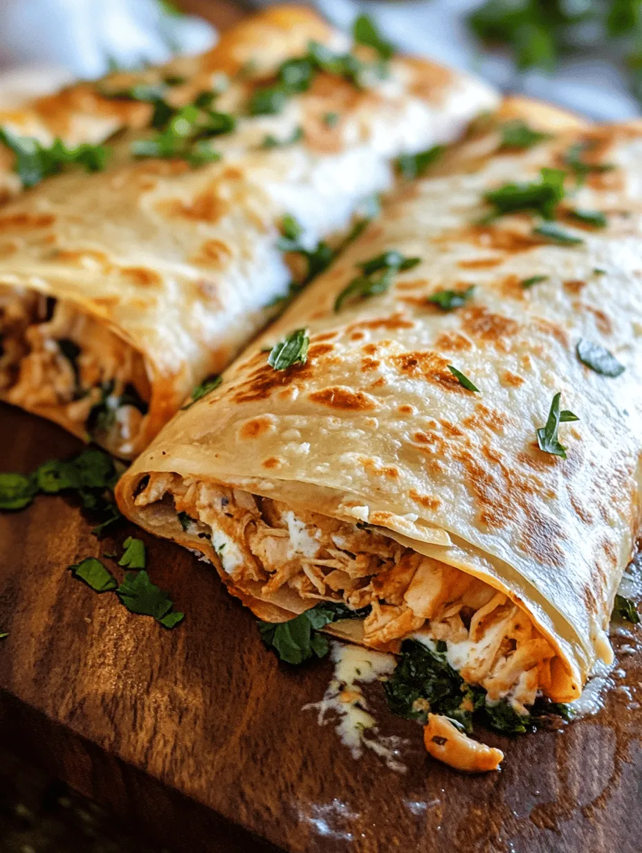 In recent years, wraps have surged in popularity as a go-to meal option for people seeking convenience without compromising on taste. Whether you’re at home, in the office, or on the go, wraps provide a versatile canvas for a variety of delicious fillings. Among the plethora of wrap recipes available, Cheesy Garlic Chicken Wraps stand out with their perfect blend of savory flavors and satisfying textures. This dish appeals to a wide range of palates, making it a beloved choice for families, busy professionals, and anyone looking for a quick and delicious meal.