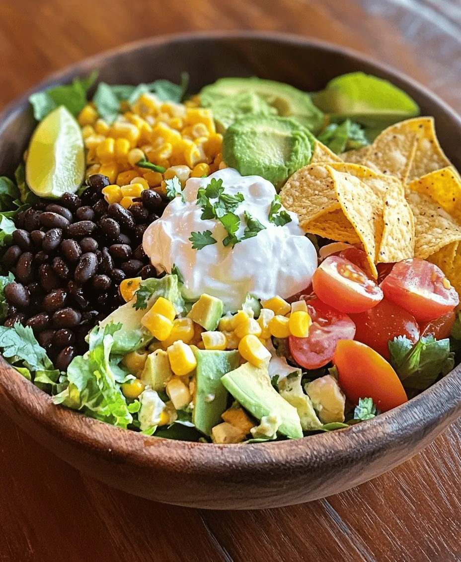 The Bountiful Taco Salad Fiesta is a vibrant and wholesome dish that brings together the bold flavors of traditional Mexican cuisine in a healthy, easy-to-make salad. With its colorful array of ingredients and tantalizing taste, this recipe has become a favorite among families looking for a quick yet satisfying meal. Whether you are hosting a festive gathering or simply seeking a nutritious option for a weeknight dinner, this taco salad offers a delightful combination of textures and flavors that will please any palate.