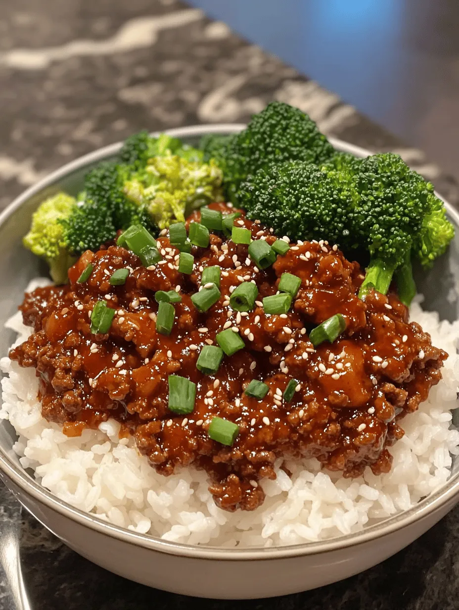 In today’s fast-paced world, finding a delicious and easy meal to prepare can often feel like a daunting task. But fear not, as the Korean Ground Beef Bowl emerges as the perfect solution! This dish offers a delightful blend of savory flavors and nutrients, all served in a single bowl. Not only does it satisfy the taste buds, but it also provides a quick and nutritious meal option that can be prepared in just 25 minutes. Whether you're a busy professional, a parent looking to feed the family, or someone simply wanting to explore Korean cuisine, this dish fits the bill perfectly.