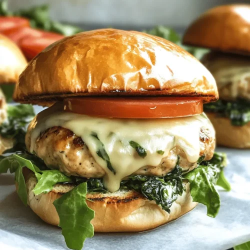 The foundation of any great recipe lies in its ingredients. In this section, we will explore each component of the White Cheddar and Spinach Chicken Burgers, highlighting their nutritional benefits and how they contribute to the overall flavor profile.