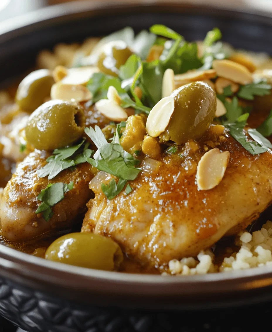 Delve into the rich and aromatic world of Moroccan cuisine with our delightful Moroccan Chicken Tagine with Olives and Lemons. This dish not only embodies the vibrant flavors of North Africa but also represents a culinary tradition that blends spices, textures, and colors in a unique way. The tagine—named after the traditional earthenware pot in which it is cooked—creates a tender, flavorful chicken dish that speaks of warmth and hospitality. It's perfect for family gatherings or a cozy dinner at home, inviting you to share the experience with loved ones.