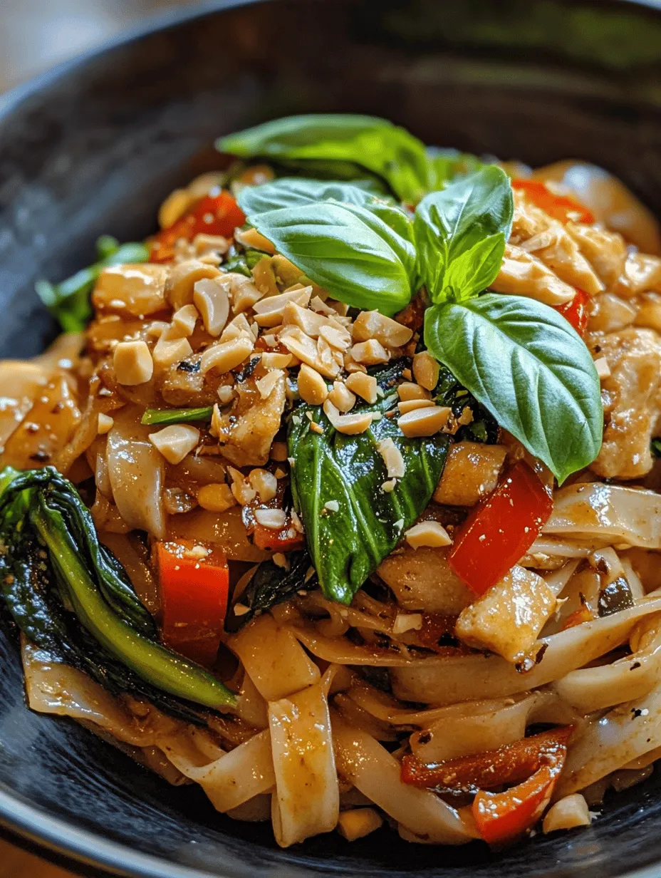 If you’re a fan of bold flavors and a little heat, then Spicy Drunken Noodles with a Twist is a dish that will surely excite your palate. Originating from the vibrant streets of Thailand, drunken noodles, or "pad kee mao," have captured the hearts and taste buds of food lovers worldwide. This beloved Thai dish is known for its stir-fried rice noodles, tossed in a savory sauce, and combined with fresh vegetables and protein. However, our twist on this classic recipe elevates the traditional version with unique spices and ingredients, adding an extra layer of complexity that will keep you coming back for more.