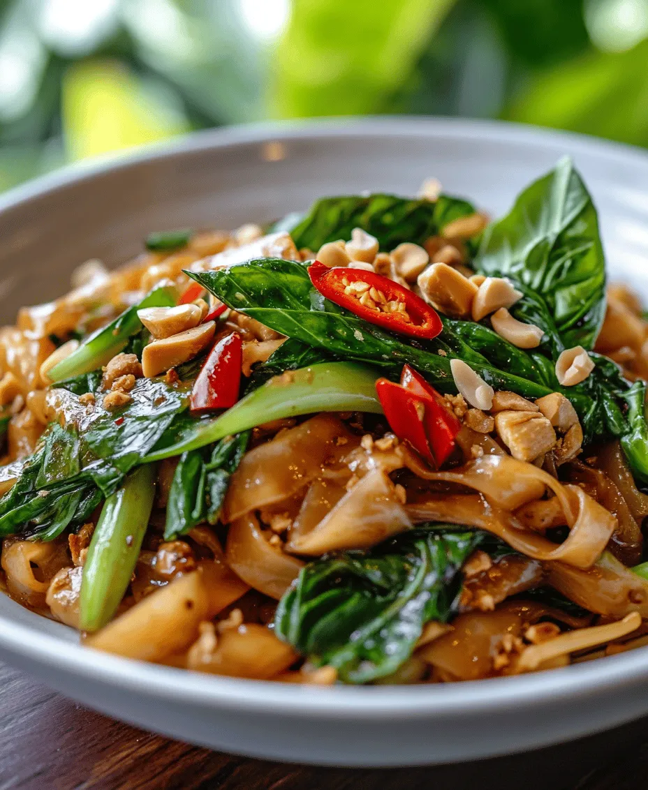 If you’re a fan of bold flavors and a little heat, then Spicy Drunken Noodles with a Twist is a dish that will surely excite your palate. Originating from the vibrant streets of Thailand, drunken noodles, or 