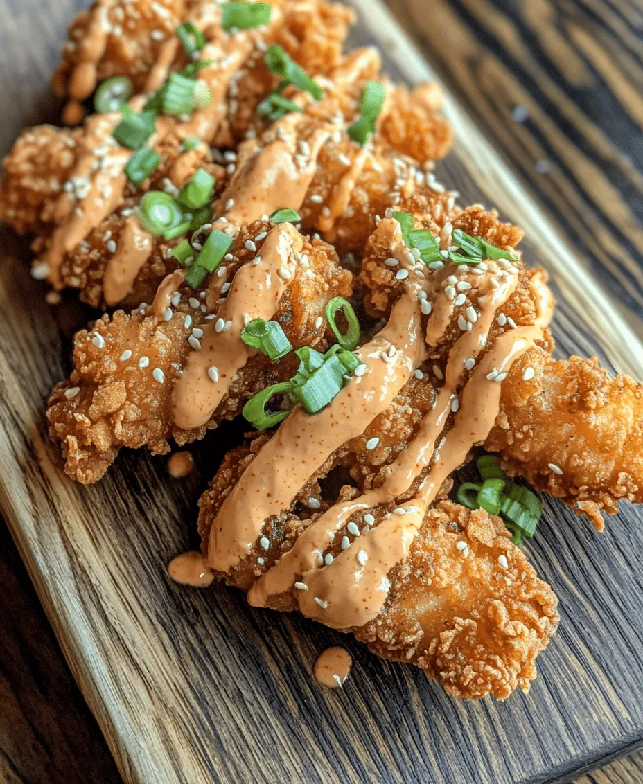 Crispy Bang Bang Chicken is a dish that captivates the senses with its delightful fusion of flavors and textures. This enticing recipe features tender marinated chicken coated in a crunchy exterior, all complemented by a zesty and creamy Bang Bang sauce that takes it to another level. Whether you’re hosting a gathering, preparing a family meal, or simply treating yourself, this dish guarantees satisfaction. In this blog post, we will delve into the ingredients, step-by-step preparation, and the irresistible Bang Bang sauce that makes this chicken dish truly unforgettable.