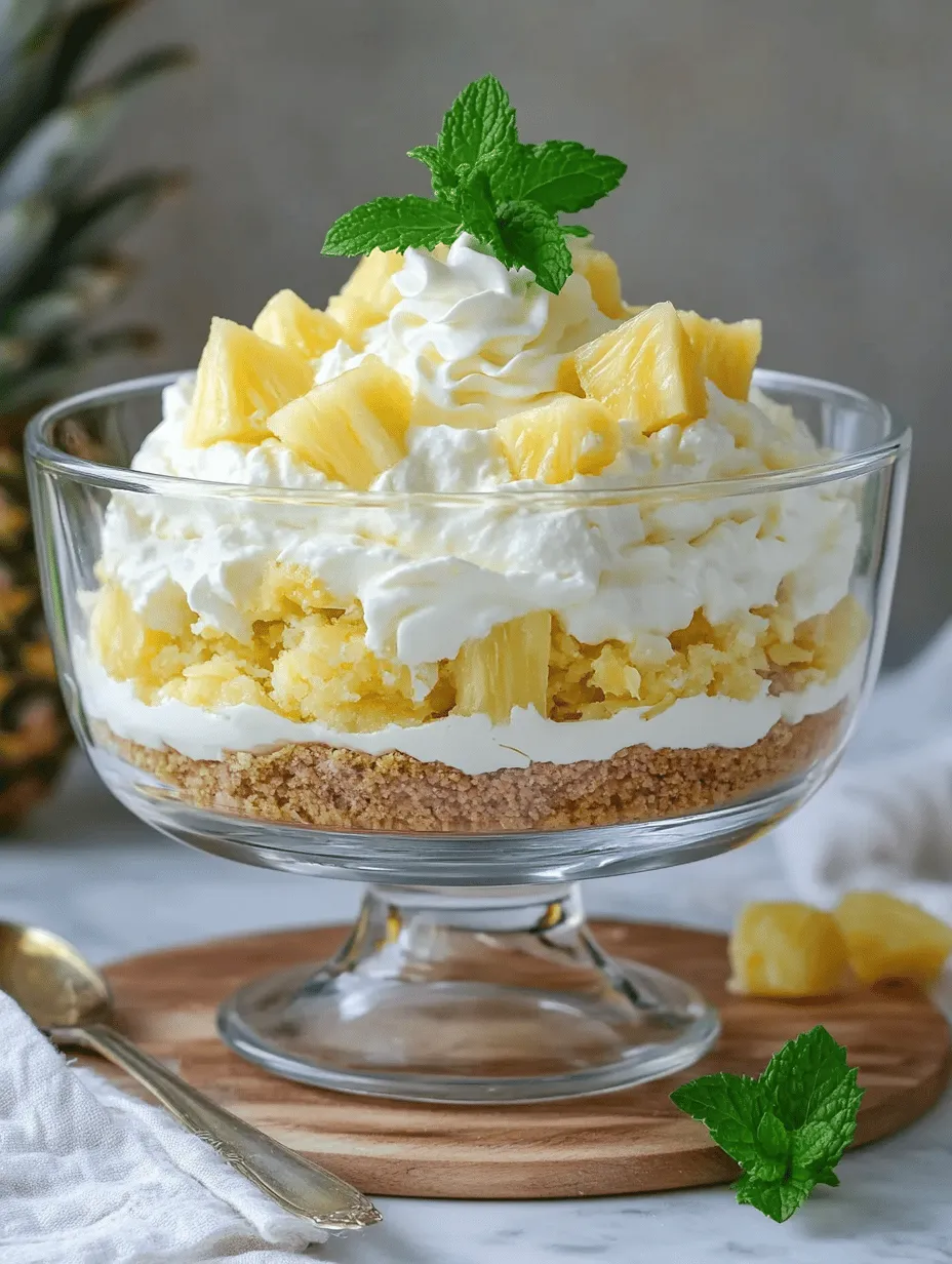 Are you ready to embark on a delightful culinary journey to the tropics? This No Bake Pineapple Cream Dessert is not just a treat for your palate; it’s a celebration of sunshine, warmth, and the vibrant flavors of summer. Perfect for any occasion, this dessert offers a refreshing escape that is as visually stunning as it is delicious. Whether you're hosting a summer gathering, throwing a party, or simply looking to impress family at dinner, this dessert is the ideal solution. Best of all, it requires no baking, allowing you to focus on enjoying the moment rather than sweating over a hot oven.