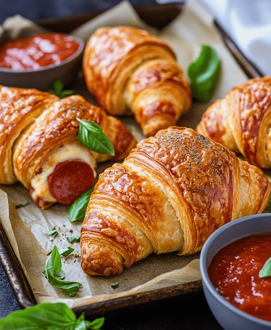 Imagine biting into a warm, flaky croissant filled with gooey mozzarella and savory pepperoni. Welcome to the world of Mozzarella Pepperoni Croissant Rolls—a delightful appetizer or snack that’s perfect for any occasion. Whether you're hosting a gathering, enjoying a game day, or simply craving something comforting at home, these croissant rolls bring a unique twist to classic flavors, blending the beloved textures of buttery pastry with the rich tastes of pizza.