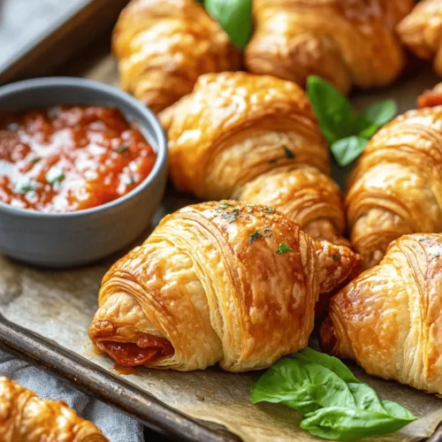Imagine biting into a warm, flaky croissant filled with gooey mozzarella and savory pepperoni. Welcome to the world of Mozzarella Pepperoni Croissant Rolls—a delightful appetizer or snack that’s perfect for any occasion. Whether you're hosting a gathering, enjoying a game day, or simply craving something comforting at home, these croissant rolls bring a unique twist to classic flavors, blending the beloved textures of buttery pastry with the rich tastes of pizza.