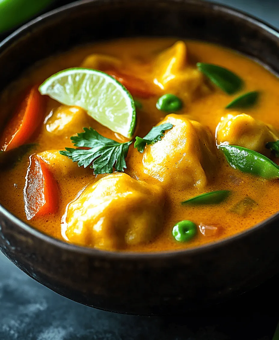 Curry dumpling soup is a delightful culinary creation that embodies warmth and comfort, making it a beloved dish across various cultures. Originating from Asian cuisines where dumplings are a staple, this soup combines the rich, aromatic flavors of curry with the satisfying texture of dumplings, creating a dish that is not only filling but also incredibly flavorful. Whether enjoyed on a chilly evening or as a comforting meal any time of year, curry dumpling soup is versatile enough to cater to both meat lovers and vegetarians alike.