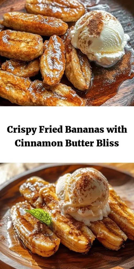 Fried bananas with cinnamon butter sauce are the perfect sweet treat! This quick recipe features ripe bananas dipped in a light batter and fried to golden perfection. Drizzle with a rich cinnamon butter sauce for an irresistible finish. Whether you enjoy them as a dessert or a snack, these treats are sure to impress. Plus, serve them with vanilla ice cream for an even more delightful experience. Try this easy recipe today!