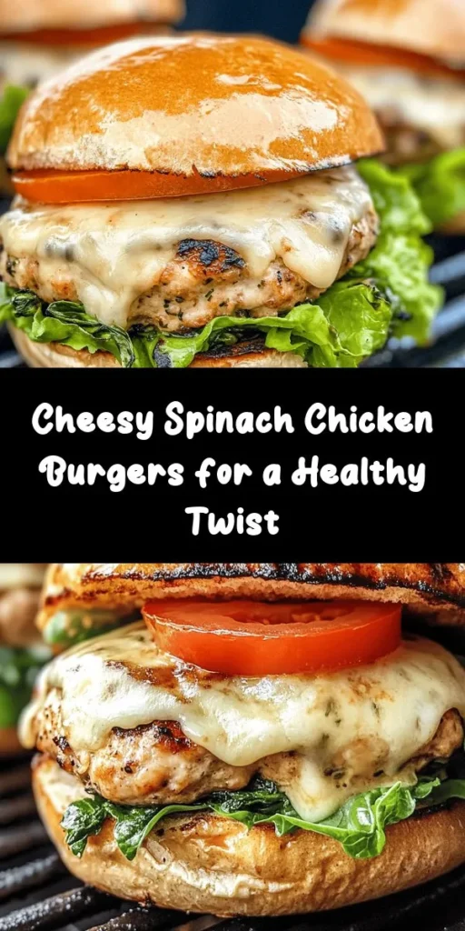 Delight in these mouthwatering White Cheddar and Spinach Chicken Burgers! Made with ground chicken and loaded with fresh spinach and rich white cheddar, these juicy burgers are both nutritious and delicious. Perfect for grilling season, they come together in just 30 minutes and are a fantastic choice for a quick weeknight dinner or a weekend BBQ. Serve on whole wheat buns with crisp lettuce and juicy tomatoes for the ultimate bite. Your family will love them!