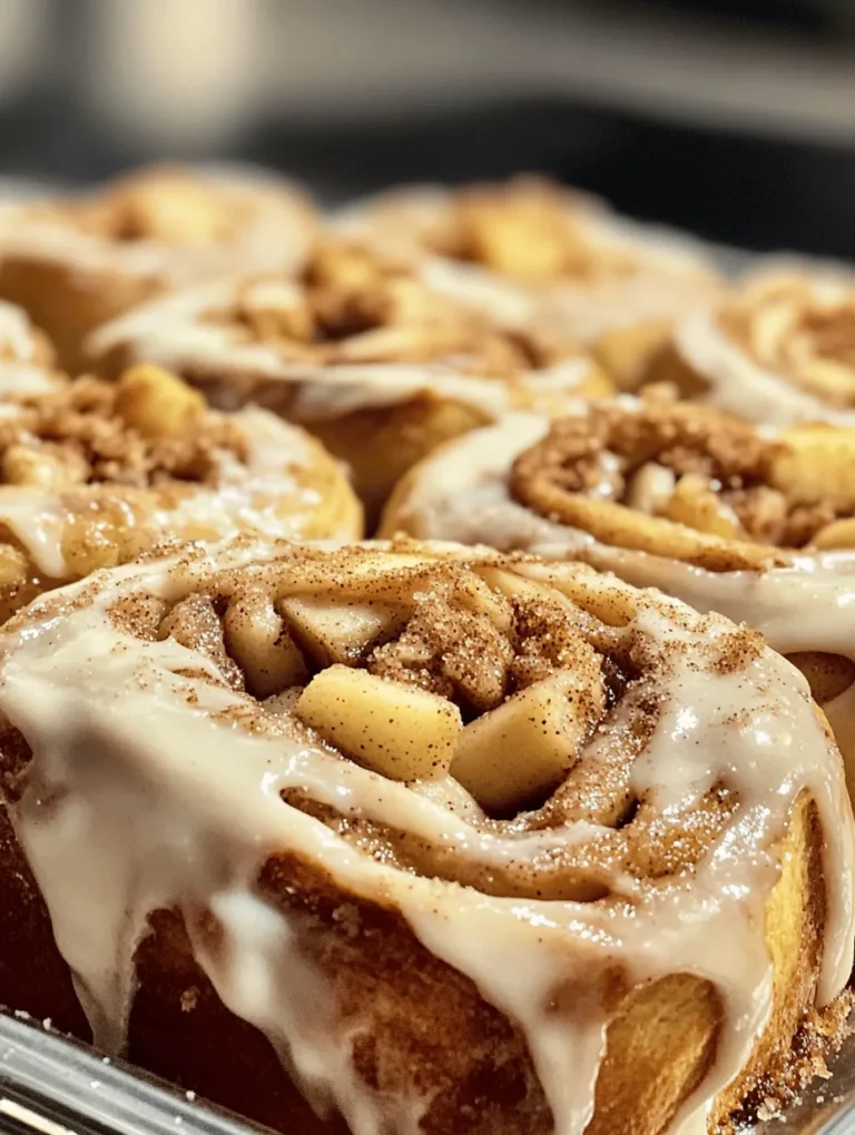 Homemade apple cinnamon rolls are a delightful treat that captures the essence of comfort food. With their warm, gooey centers and a sweet, creamy topping, these rolls are perfect for breakfast, brunch, or even as a special dessert. The aroma of freshly baked cinnamon rolls wafting through your kitchen is enough to make anyone's mouth water, and the combination of tender dough, spiced apples, and rich cream cheese frosting is simply irresistible.