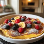 There’s something truly magical about breakfast. It’s the meal that kickstarts your day, setting the tone for everything that follows. Among the many breakfast options available, the Fluffy Baked German Pancake stands out not only for its impressive rise and golden-brown edges but also for its versatility and ease of preparation. Originating from Germany, this delightful dish has transcended borders to become a beloved staple in various cultures around the world, making it a perfect choice for any meal, whether it's breakfast, brunch, or even dessert.