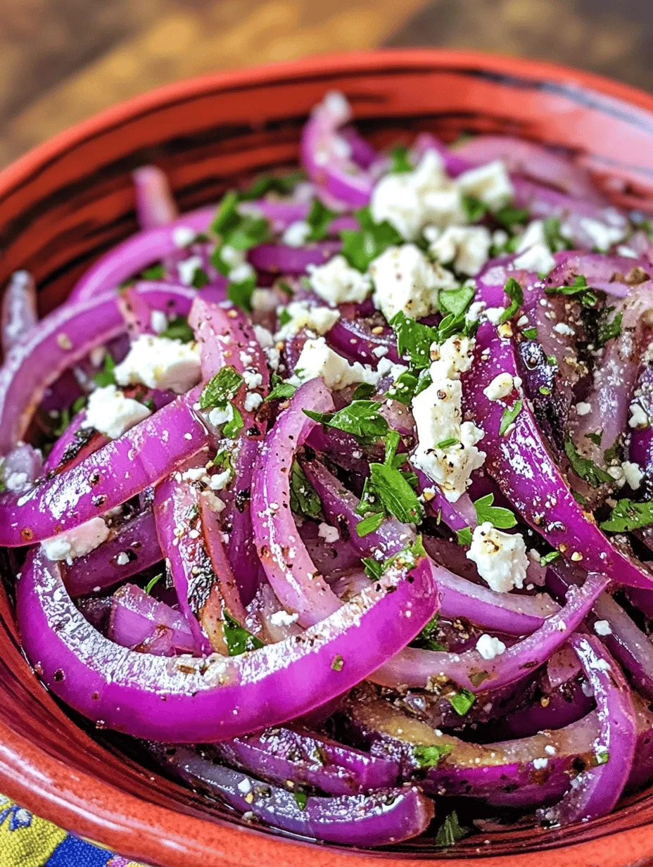 Onions have long been a staple in kitchens around the world, serving as a foundational ingredient that enhances the flavor of countless dishes. Their versatility allows them to be used in various forms—raw, sautéed, roasted, or pickled—each bringing a unique taste and texture to meals. Among the many culinary traditions that celebrate the use of onions, Middle Eastern cuisine stands out, particularly through its beloved pickled and marinated onion varieties. One such delightful creation is Tart & Tangy Sumac Onions, a recipe that not only showcases the vibrant flavor of onions but also elevates them with the addition of sumac, a spice known for its unique tartness.